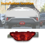 Car Rear Bumper Middle Fog Light Parking Warning Reflector Taillights Without Bulb for Toyota C-HR CHR 2018-2019