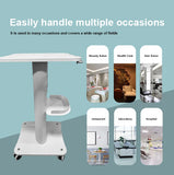 Beauty Hair Instrument Tray Cart Aluminum SPA Rolling Salon Trolley Roller Salon Trolley Beauty Tool