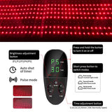 2570 Uds LED 660nm almohadilla de terapia de luz roja saco de dormir 850nm terapia de luz infrarroja cercana almohadilla grande