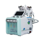 Multifunction 6 in 1 H2O2 hydra oxygen water facial deep cleaning diamonds microdermabrasion machine