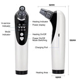 Mini Pore Cleaning Blackhead Remover Tool Fashion Design Rechargeable Vacuum Blackhead Remover with Hot Compression