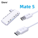 Type C Wireless HDMI Extender Audio Video Transmitter and Receiver Display Adapter for Iphone 15 Phone Laptop PC To TV Projector