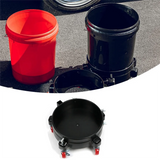 11.5 Inch Bucket Dolly Easy Push Removable Rolling Bucket Dolly 5 Roll Swivel Casters To Move 360 Degree Turning Black