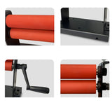 15CM QH-L6 Manual Cold Laminator Machine - Hand Crank Photo Paper Artwork Laminating Tool
