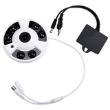 5MP Wifi Camera Fisheye Lens Panoramic Camera Audio Record Motion Detection EU Plug