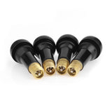 1pc/4pcs Car Wheel Tyre Valve Portable Snap-in Tubeless Tire Tyre Valve Stem Black Rubber Valve Stems for Car Wheel Tyre Valve
