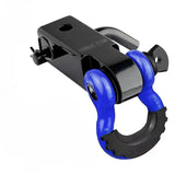3/4 Carbon Steel Trailer Arm Broken 20.5T Solid Square Mouth Trailer Hook Buckle 4.75T Off-road Trailer Modification Part