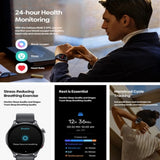GPS Smart Watch With Dual Straps 1.43 Inch AMOLED Bluetooth Calling Heart Rate Blood Oxygen Health Monitor Sports Smartwatch