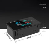 AC Dual Voltage Digital Tester 0-500V Voltmeter 0-100A Ammeter 0-50K Power 0-99999Kwh Electric Energy Monitor with 35*23mm