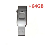 Fingerprint Flash Drive Password Verification Metal OTG Pendrive USB3.0 Type C for PC Phone Lock Thumbdrive Jump USB Disk 64GB