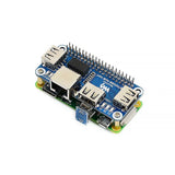 Raspberry Pi Zero 2W USB to RJ45 Ethernet Adapter with USB 2.0 Hub Expansion Board