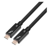 USB4 V2 1M Thunder 5 Cable Soft TPE 120Gbps TypeC Coaxial Cable USBC To C 240W 16K Transmission Data Cable