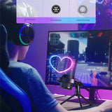 Noise Reduction Condenser Microphone With Tripod Bracket Gaming Streaming Microphone Shock Mount For PC Computer L