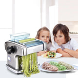 Electric Noodle Dumpling Wrapper Machine Pasta Noodle Maker Wonder Tool Commercial Household Stainless Steel Noodle Press Device