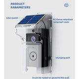 New Waterproof Doorbell Rain Cover Solar Dustproof Ring Button Protector Plastic Solar Cover Outdoor