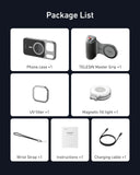 Telesin Master Grip Kit for IPhone 17 Pro/17Pro Max, Magnetic Camera Grip, Built 3200mAh Battery Wireless Charging Cooling Case