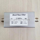 Shortwave 7MHz 14MHz 18MHz 21MHz 24MHz 27.5MHz 28MHz High Isolation Bandpass Filter BPF anti-interference increase sensitivity