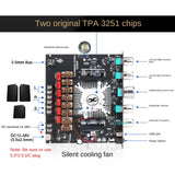 S350H 2.1 channel Bluetooth amplifier TPA3251 subwoofer 220W*2+350W desktop power amplifier