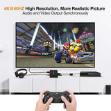 HDMI-Compatible Audio Extractor Optical Toslink SPDIF + RCA Audio Embedder 1080P 3D Suit for Fire Stick Xbox Laptop