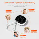Smart Bluetooth Body Tape Measure Auto Retract Digital Caliper Tracks Waist Hip Chest With Phone App Sync Tool