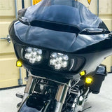 Front Turn Signal LED For Road Glide Special Limited FLTRK FLTRUSE FLTRT 2015-2023- Motorcycle Shark Demon