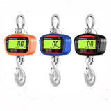 2T Digital LCD 2000kg Crane Scale Portable Electronic Heavy Duty Hook Crane Scales Industrial Peak Hold Weighing Meter Tools