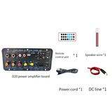 Bluetooth Amplifier Board Hifi Bass Amplifier Subwoofer Audio Karaoke Amplifier Board Speaker Motherboard Easy Install (EU Plug)