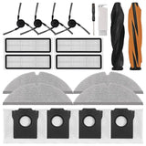 2 Set Accessories Kit For Dreame D20 Pro Plus Robot Vacuum Cleaner Parts Main Side Brush Hepa Filter Mop Cloth Dust Bags