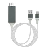 Type C Video Adapter USB 3.1 (USB-C) To HDMI-compatible Converter for Macbook PC Android Phone Screen Share To TV HDTV Display