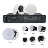 Thinuna GS Commercial Passive Portable 2 Way Component PA Public Address Speakers Box Audio System Sound Coaxial Ceiling Speaker
