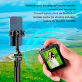 for iPhone Android Phones Rear Camera Selfie Vlog Live Wireless Bluetooth Monitor Portable Mini Smartphone Selfie Screen Display