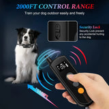 Electric Dog Training Collar KP886-3 For 3 Dogs Electric Pet Collar with Shock VIbration and beep functions