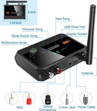 Bluetooth 5.3 Audio Receiver Wireless Audio Adapter With AUX 3.5mm RCA Optical Jack Support U-disk for TV PC Speakers Car