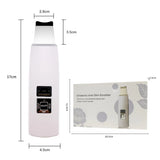Skin Scrubber Ultrasonic Facial Cleaner Acne Blackhead Removal Ion Deep Clean Skin Care Device Face Lift Home Beauty Instrument