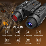 4K UHD 36MP NV8300 Infrared Night Vision Goggles with 8X Digital Zoom 3D Professional Binoculars, Telescope for Hunting