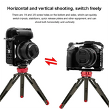 E-Easy To Use-1 PCS Video Camera Cage Parts Accessories For Canon EOS R10 Camera Aluminum Alloy Stabilizer Rig Cage