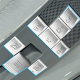 Trim Stickers For Mercedes Benz GLK C E Class X204 W204 W212 Car Roof Sunroof Cover Reading Light Buttons