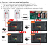 5G Wifi TUYA 1080P 7 inch Touch Screen Video Intercom Access Control Video Doorbell System Doorphone Door RFID Unlock Camera