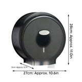 Single Roll Jumbo Tissue Dispenser Large Capacity Jumbo Toilet Paper Dispenser Punch  Wall Mount for Toilets for Bathrooms