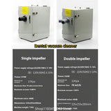 370W/550W Dental Dust Collector Extractor Dental Vacuum Cleaner Dental Lab Equipment Dust Suction Machine 220V/110V