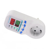220V Dual Digital Display Overvoltage And Undervoltage Protector Overcurrent And Overload Protection Socket 16A Metering Socket