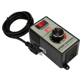 Electronic Voltage Governor AC Motor Speed Controller with LED Display, US/EU/UK/AU Plug, AC100~120V/220~240V Input,
