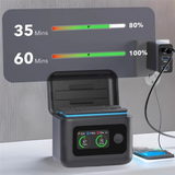 For Insta360 X5 Portable Charging Box Fast Charge 27W Battery Charger Butler Portable Charge Box