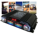 Audio Amplifier 4-Channel Digital Sound Amp For Home Audio Systems, Car, Karaoke Supports USB SD AUX