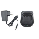 Original WOUXUN KG-UV9D Desktop Charger with US/EU AC Power Supply Adapter for KG-UV9D KG-UV9D Plus UV9DPlus Walkie Talkie