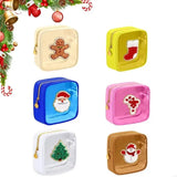 New Pack of 6/12 Holiday Themed Organizers Bags Measuring 5.91x2.55x5.91inches Great for Stocking Stuffers and Gifts
