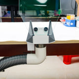 Professional Lab Desktop Dust Collector Suction Base Polishing Lab Equipment Universal Connecting Pipe Vacuum Dust Cleaner Tool