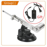 New Mini Telescopic Linear Actuator 3V-24V Adjustable Speed Reciprocating Mechanism Motor 3 XLR Coke Cup  Aluminum Plate