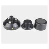 Speaker Isolation Stand Lead Alloy Adjustable Tray Pad  Ball Foot Speaker Stand Isolation Feet Spike Black Easy Install