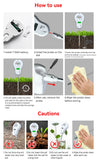 Professional ST 09 Foldable Soil Tester 6 in 1 High Accuracy PH Moisture Sunlight Fertility Temperature Meter